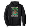 Stay Capy Capybara Zen Forest Nature Hoodie - Aesthetic Graphic Unisex - T-Shirt, Sweatshirt, Hoodie