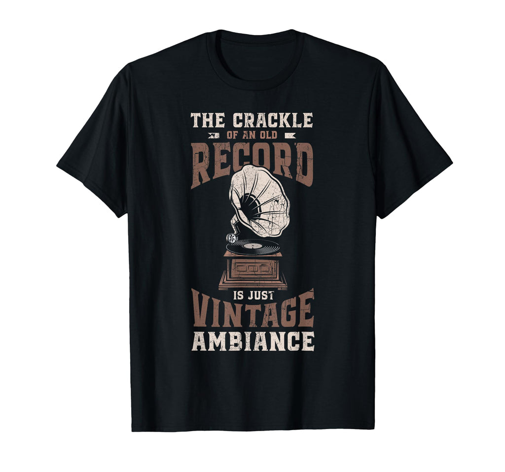 Vinyl Record Player Collecting Vinyl Record T-Shirt - Graphic Print Unisex - T-Shirt, Sweatshirt, Hoodie