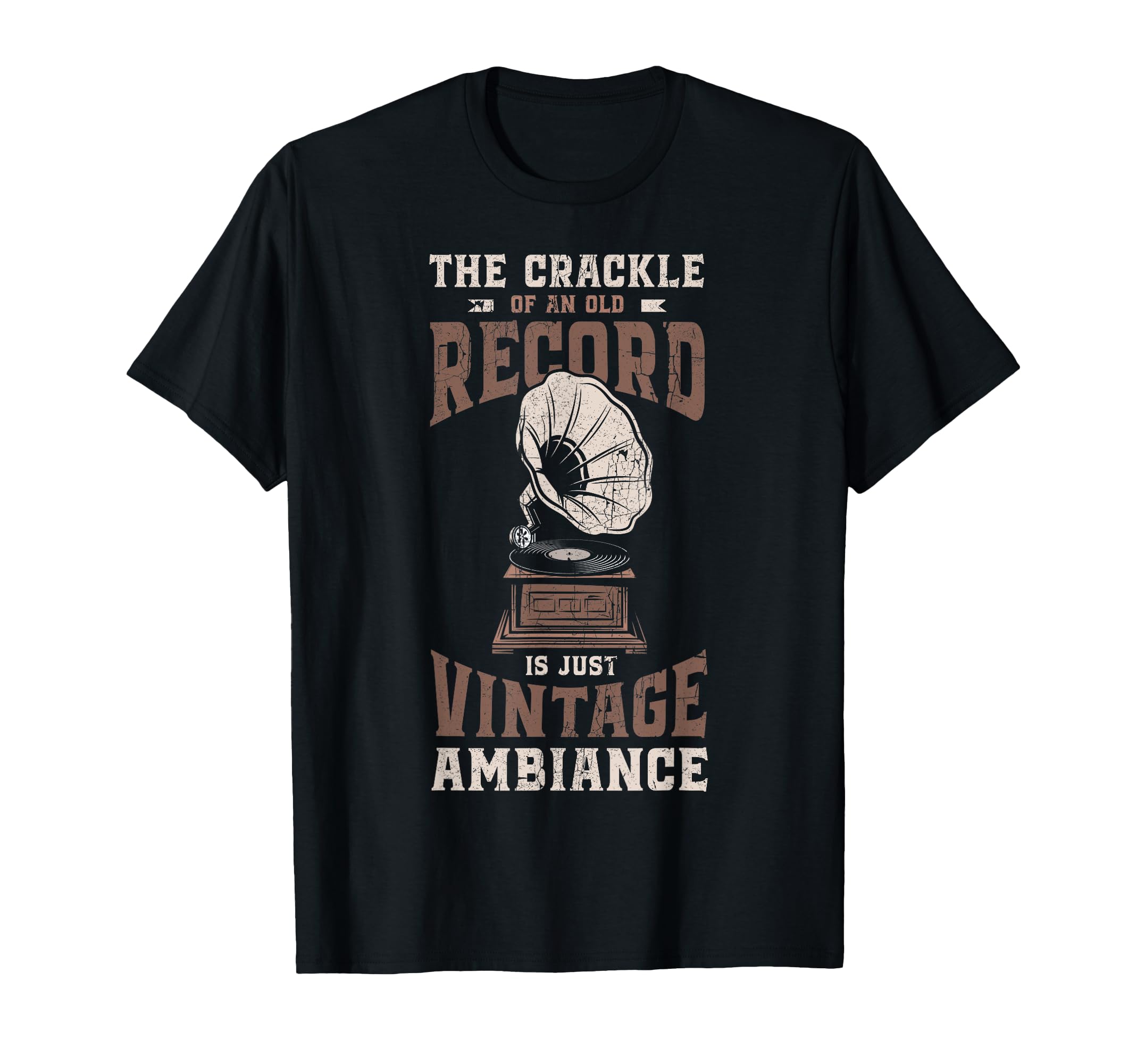 Vinyl Record Player Collecting Vinyl Record T-Shirt - Graphic Print Unisex - T-Shirt, Sweatshirt, Hoodie