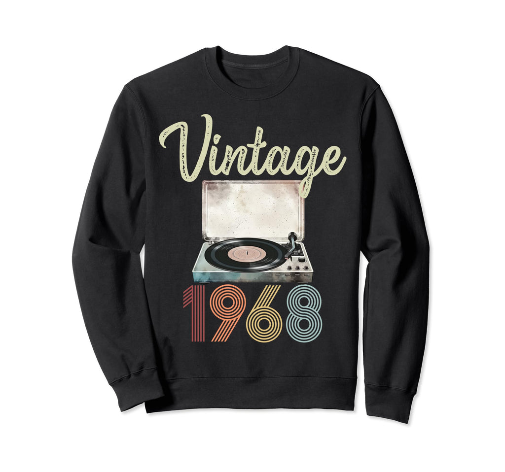 1968 Vinyl Record Player 56Th Sweatshirt - Aesthetic Graphic Unisex - T-Shirt, Sweatshirt, Hoodie