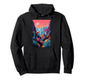 Desert Landscape Futurism Sunset Nature Hoodie - Aesthetic Graphic Unisex - T-Shirt, Sweatshirt, Hoodie