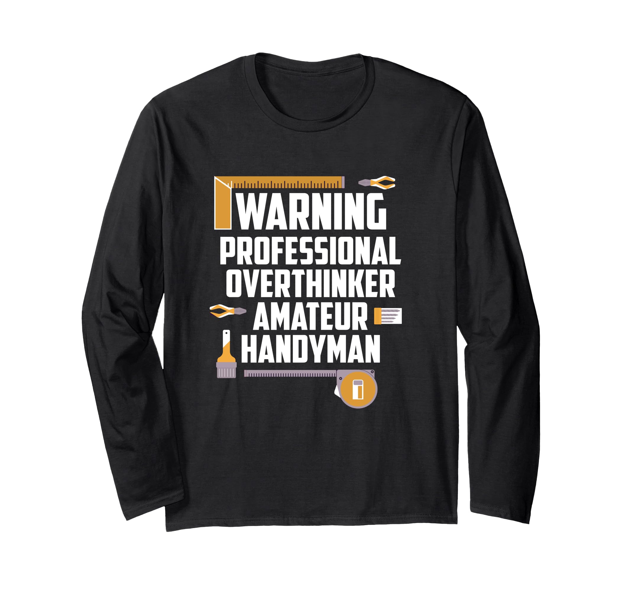 Warning Professional Overthinker T-Shirt - Streetwear Style for Adults - T-Shirt, Sweatshirt, Hoodie
