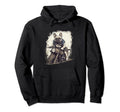 Funny French Bulldog Biker French Hoodie - Graphic Print for Adults - T-Shirt, Sweatshirt, Hoodie
