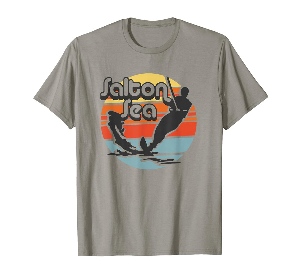 Salton Sea California Water Ski T-Shirt - Minimalist Print Men Women - T-Shirt, Sweatshirt, Hoodie