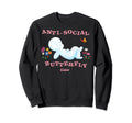 Casper Friendly Ghost Anti Social Sweatshirt - Fun Novelty Design Unisex - T-Shirt, Sweatshirt, Hoodie