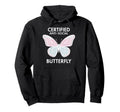 Certified Anti Social Butterfly Art Hoodie - Casual Everyday Wear Unisex - T-Shirt, Sweatshirt, Hoodie