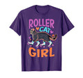 Roller Skating Cat Funny Skaters Skate T-Shirt - Unique Graphic for Adults - T-Shirt, Sweatshirt, Hoodie