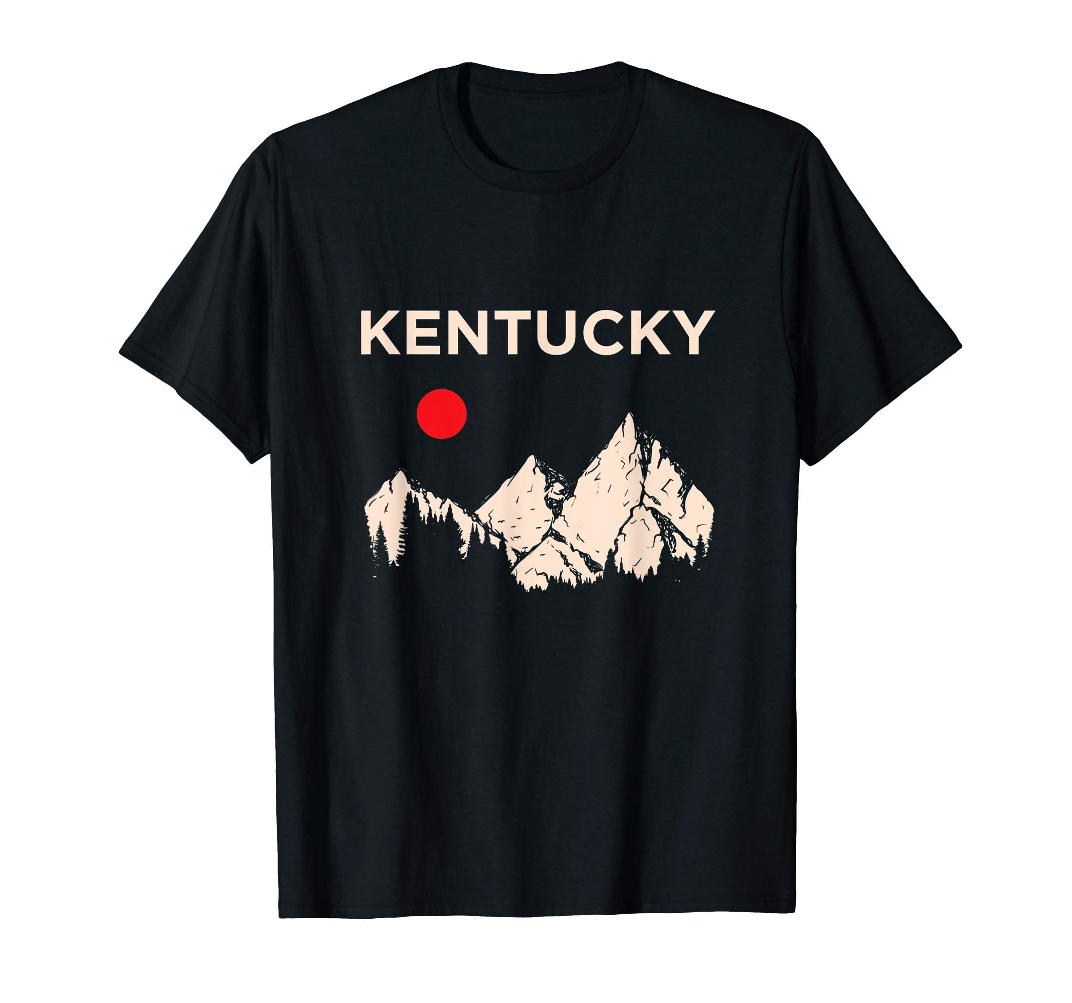 Kentucky Souvenir Hiking Mountains T-Shirt - Minimalist Print Unisex - T-Shirt, Sweatshirt, Hoodie