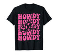 Rodeo White Howdy Western Cowboy Hat T-Shirt - Trendy Graphic Unisex - T-Shirt, Sweatshirt, Hoodie