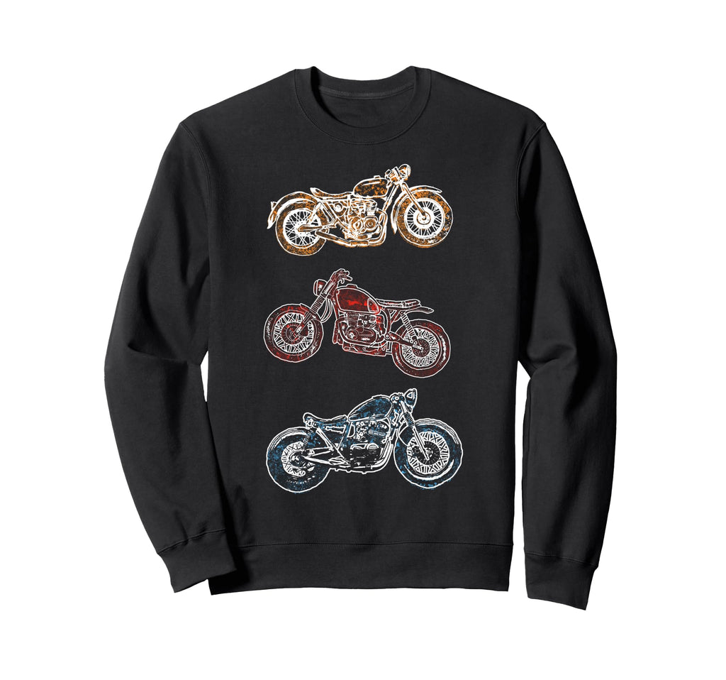 Trendy Distressed Coloured Sweatshirt - Fun Novelty Design for Adults - T-Shirt, Sweatshirt, Hoodie