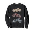 Trendy Distressed Coloured Sweatshirt - Fun Novelty Design for Adults - T-Shirt, Sweatshirt, Hoodie