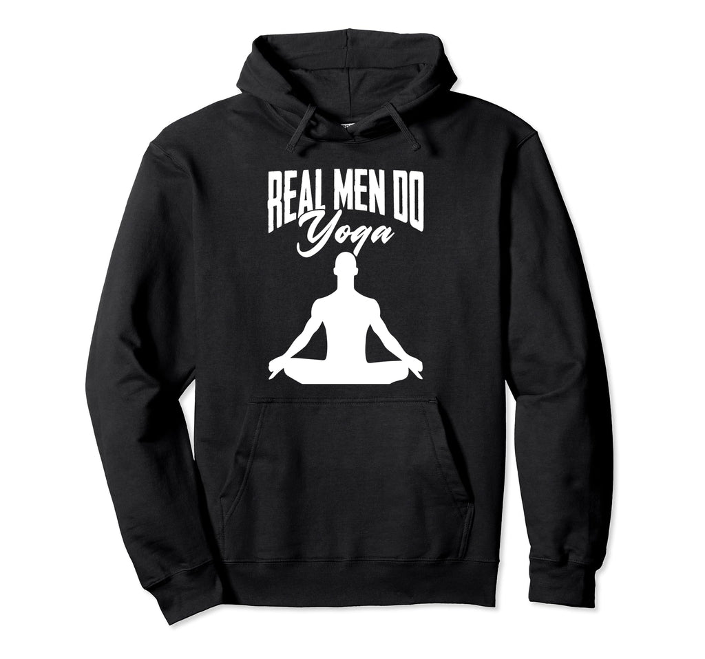Funny Yoga Position Phrase Male Yogi Hoodie - Fun Novelty Design Men Women - T-Shirt, Sweatshirt, Hoodie