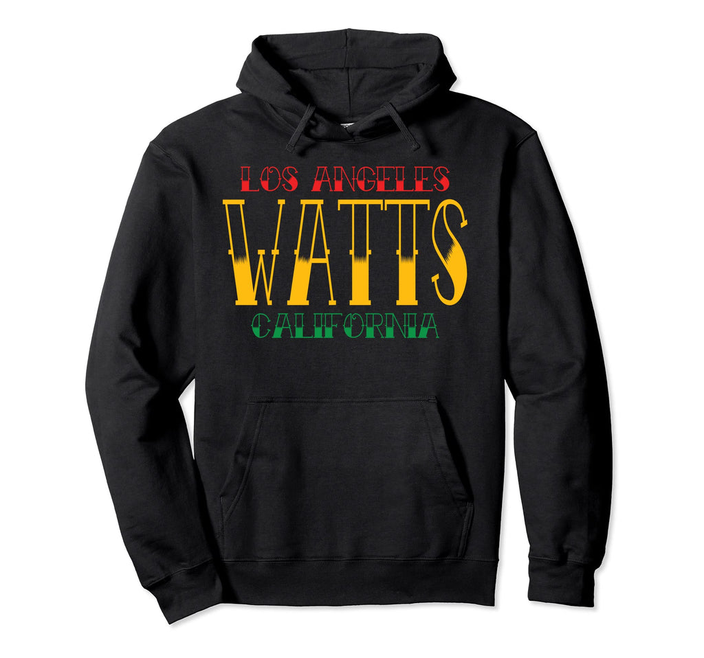 Los Angeles Watts California Tattoo Hoodie - Trendy Graphic Men Women - T-Shirt, Sweatshirt, Hoodie