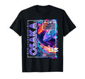 Osaka City 80S Synthwave Koi Carp T-Shirt - Fun Novelty Design Men Women - T-Shirt, Sweatshirt, Hoodie