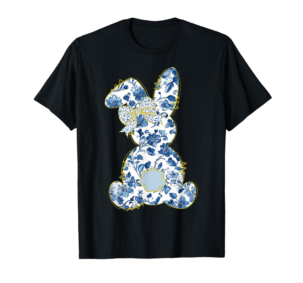 Easter Toile Chinoiserie Blue Floral T-Shirt - Streetwear Style Men Women - T-Shirt, Sweatshirt, Hoodie