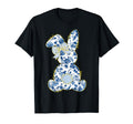 Easter Toile Chinoiserie Blue Floral T-Shirt - Streetwear Style Men Women - T-Shirt, Sweatshirt, Hoodie