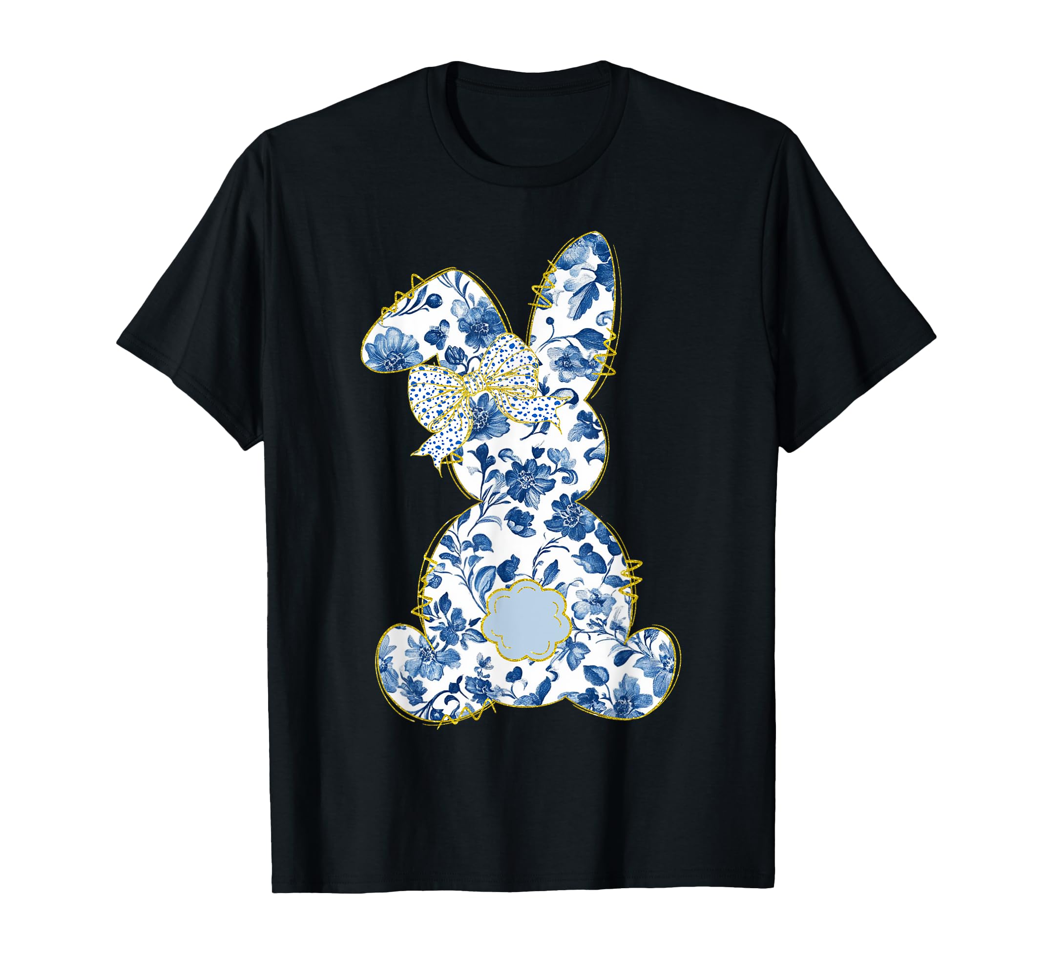 Easter Toile Chinoiserie Blue Floral T-Shirt - Streetwear Style Men Women - T-Shirt, Sweatshirt, Hoodie