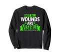 Not All Wounds Are Visible Mental Sweatshirt - Casual Everyday Wear Unisex - T-Shirt, Sweatshirt, Hoodie