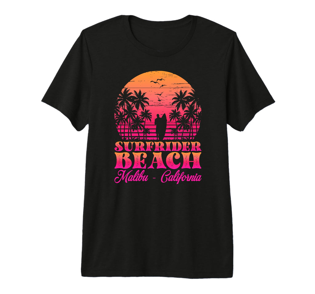 Waves Sunsets Surfrider Beach T-Shirt - Casual Everyday Wear Men Women - T-Shirt, Sweatshirt, Hoodie