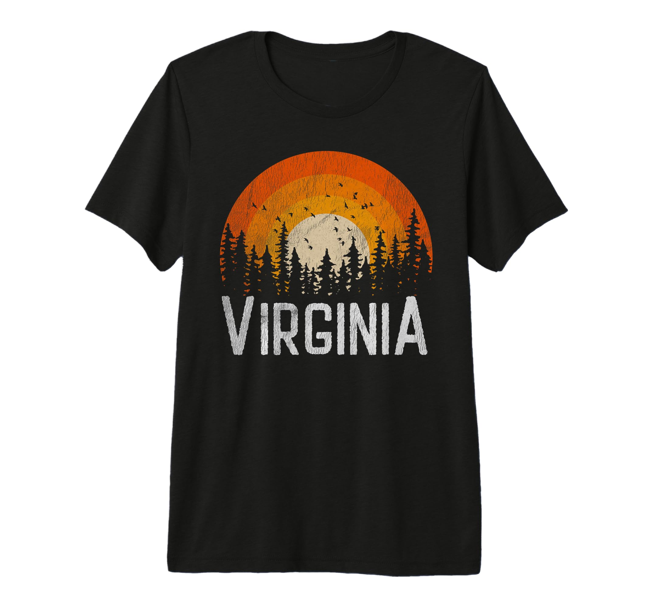 Virginia 70S 80S Tri Blend T-Shirt - Fun Novelty Design for Adults - T-Shirt, Sweatshirt, Hoodie