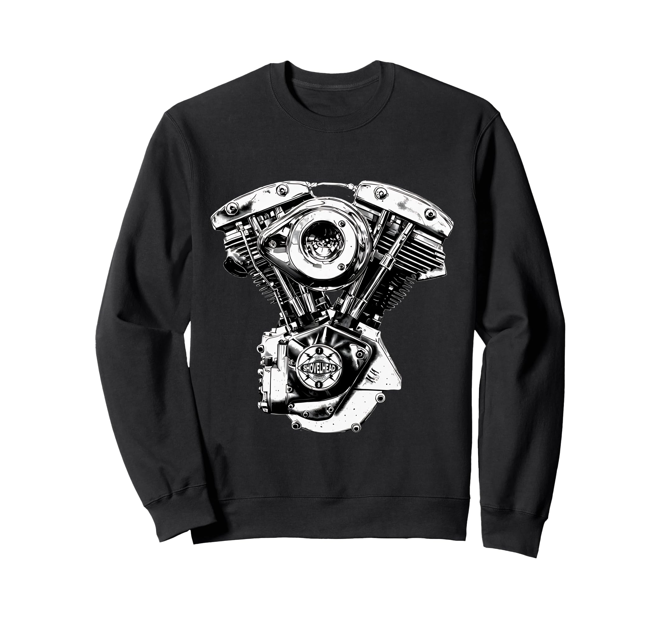 1978 Cone Shovelhead Hd Old School Sweatshirt - Trendy Graphic for Adults - T-Shirt, Sweatshirt, Hoodie