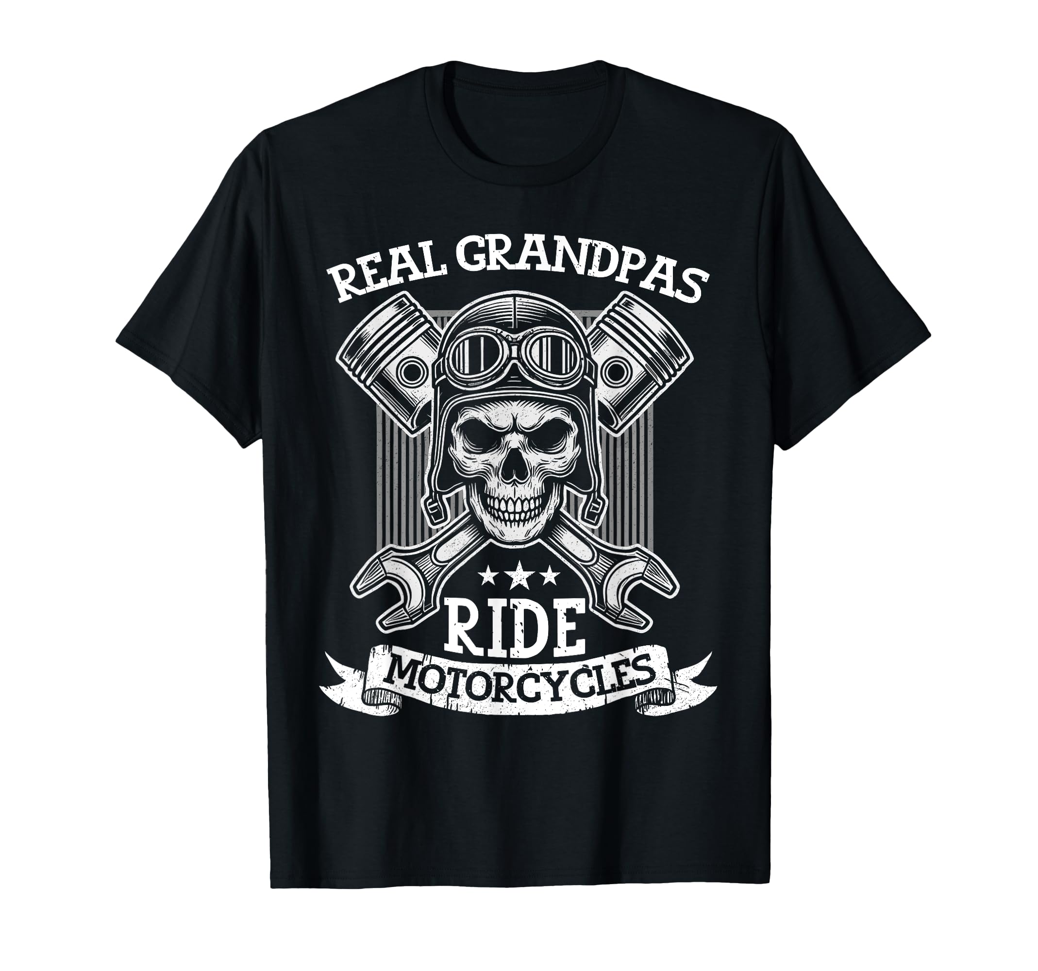 Real Grandpas Ride Motorcycles T-Shirt - Novelty Apparel for Adults - T-Shirt, Sweatshirt, Hoodie