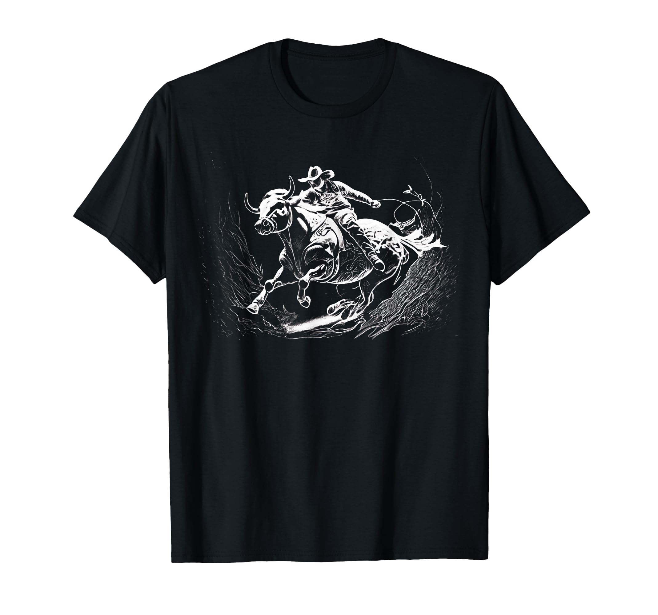 Cowboy Rodeo Horse Riding Usa Cowboy T-Shirt - Casual Everyday Wear Unisex - T-Shirt, Sweatshirt, Hoodie