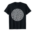 Spiritual Labyrinth Maze Star Yoga T-Shirt - Graphic Print Unisex - T-Shirt, Sweatshirt, Hoodie