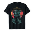Pug Lover Dog Owner Synthwave 80S T-Shirt - Trendy Graphic Unisex - T-Shirt, Sweatshirt, Hoodie