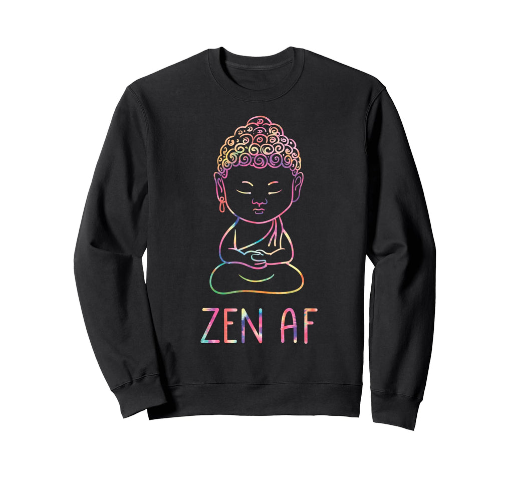 Funny Yoga Buddha Lotus Pose Sweatshirt - Custom Art Print Unisex - T-Shirt, Sweatshirt, Hoodie