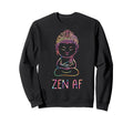 Funny Yoga Buddha Lotus Pose Sweatshirt - Custom Art Print Unisex - T-Shirt, Sweatshirt, Hoodie