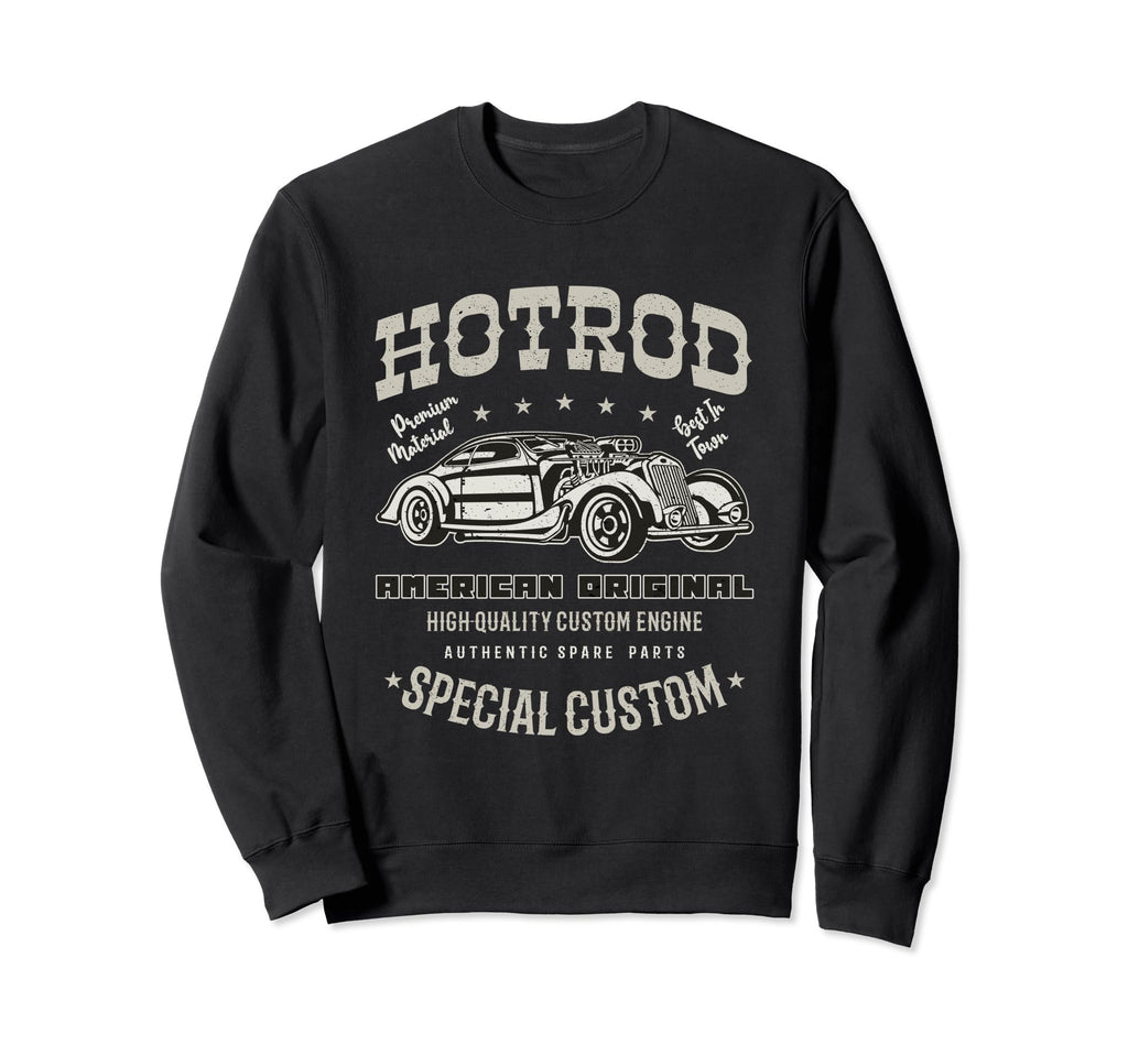 Car Hotrod American Original Gift Sweatshirt - Aesthetic Graphic for Adults - T-Shirt, Sweatshirt, Hoodie
