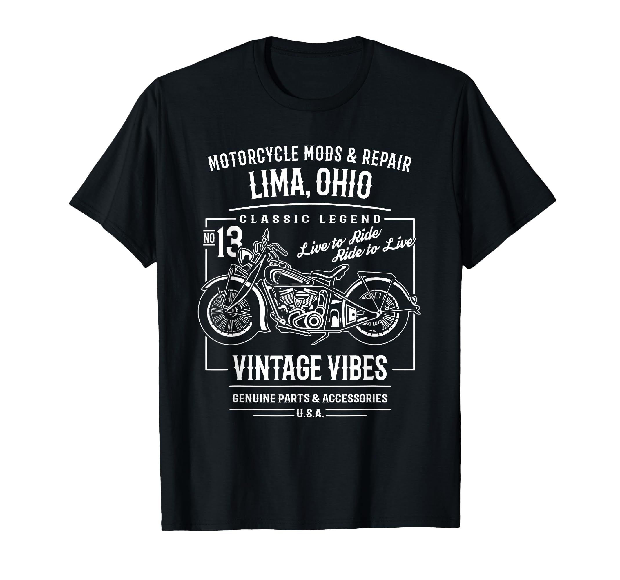 Lima Oh Usa Motorcycle Adventure T-Shirt - Streetwear Style for Adults - T-Shirt, Sweatshirt, Hoodie