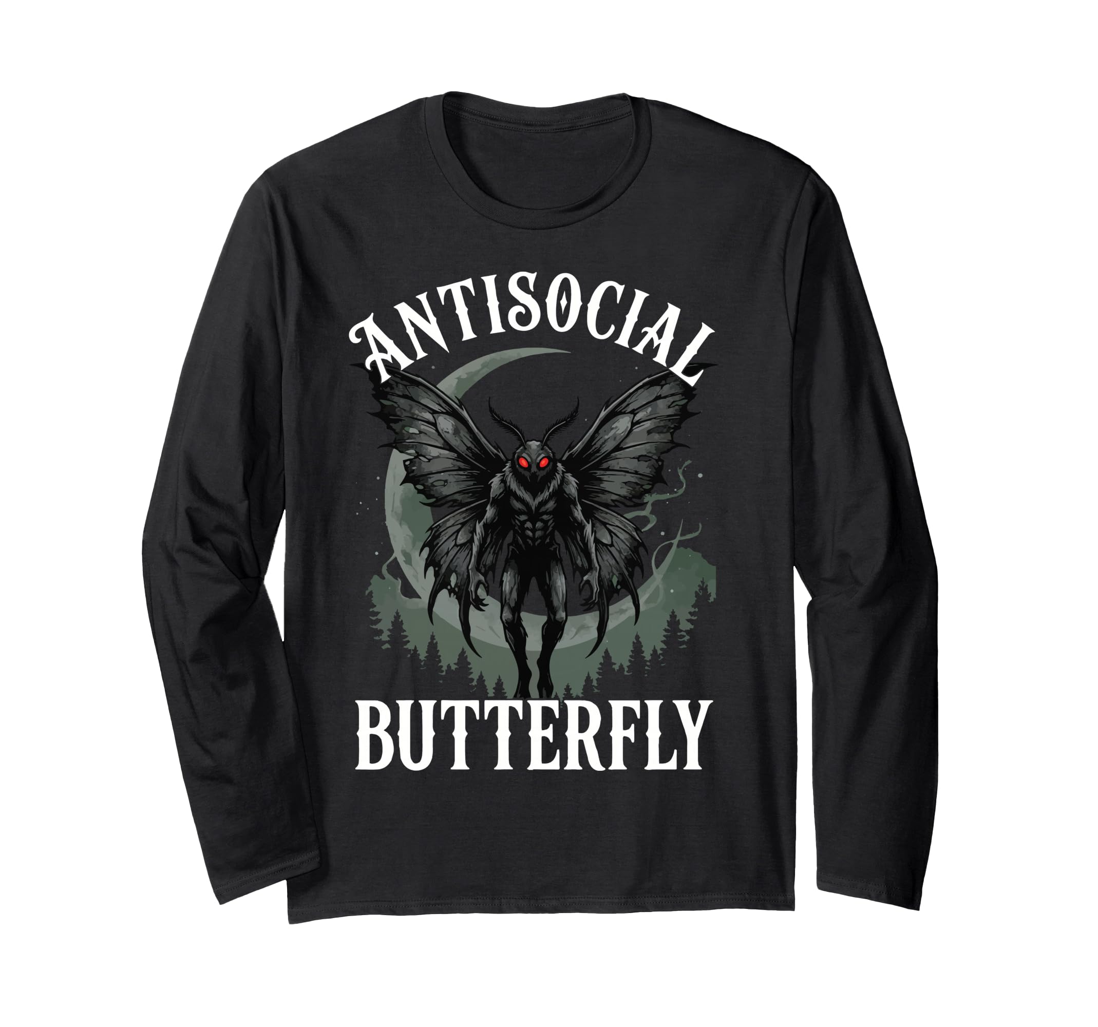 Antisocial Butterfly T-Shirt - Minimalist Print for Adults - T-Shirt, Sweatshirt, Hoodie