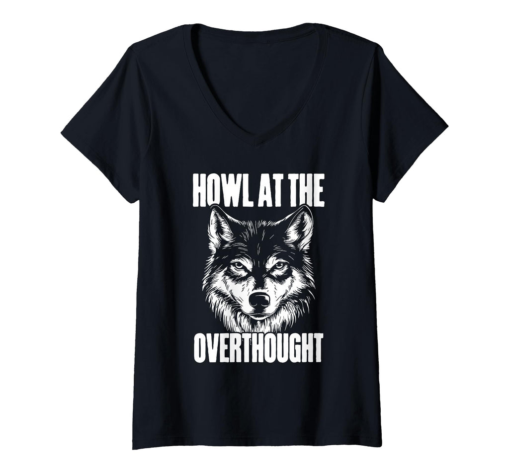 Womens Wolf Overthinkers And Intense T-Shirt - Trendy Graphic Men Women - T-Shirt, Sweatshirt, Hoodie