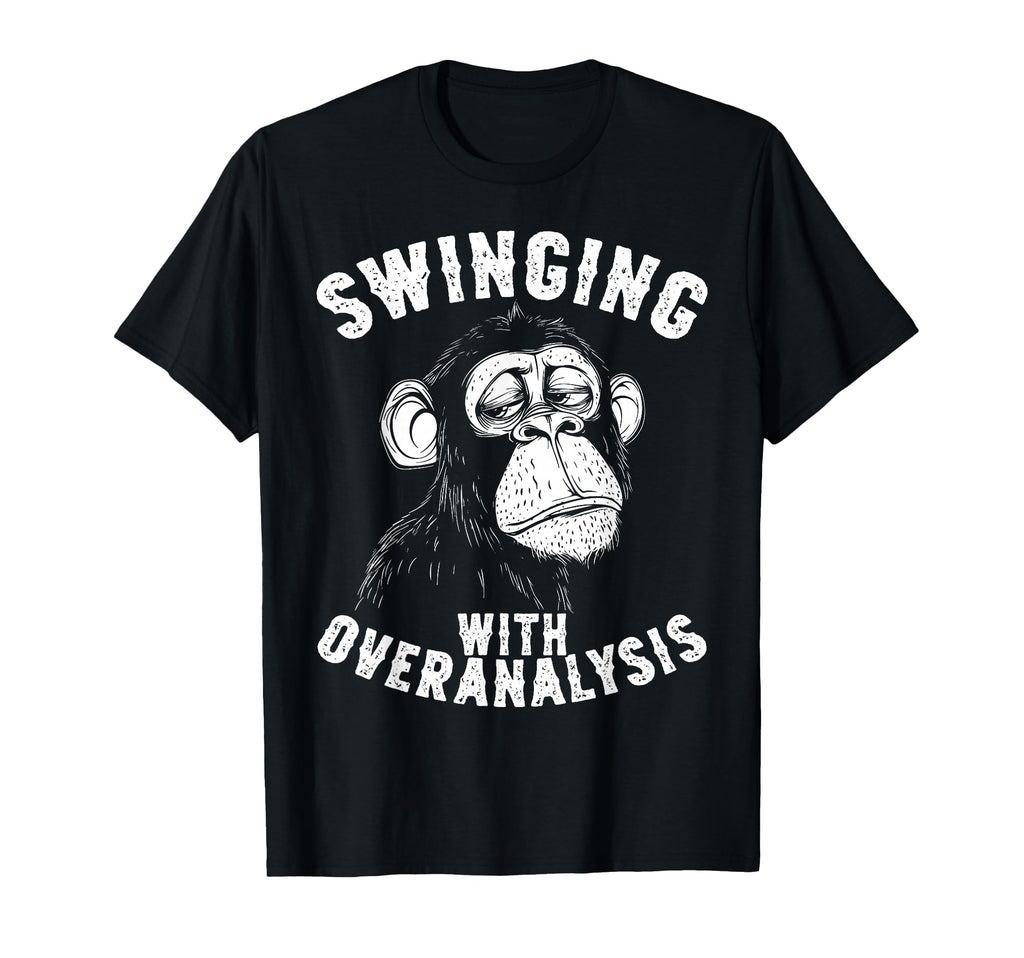 Monkey Overthinkers And Mental T-Shirt - Aesthetic Graphic Men Women - T-Shirt, Sweatshirt, Hoodie