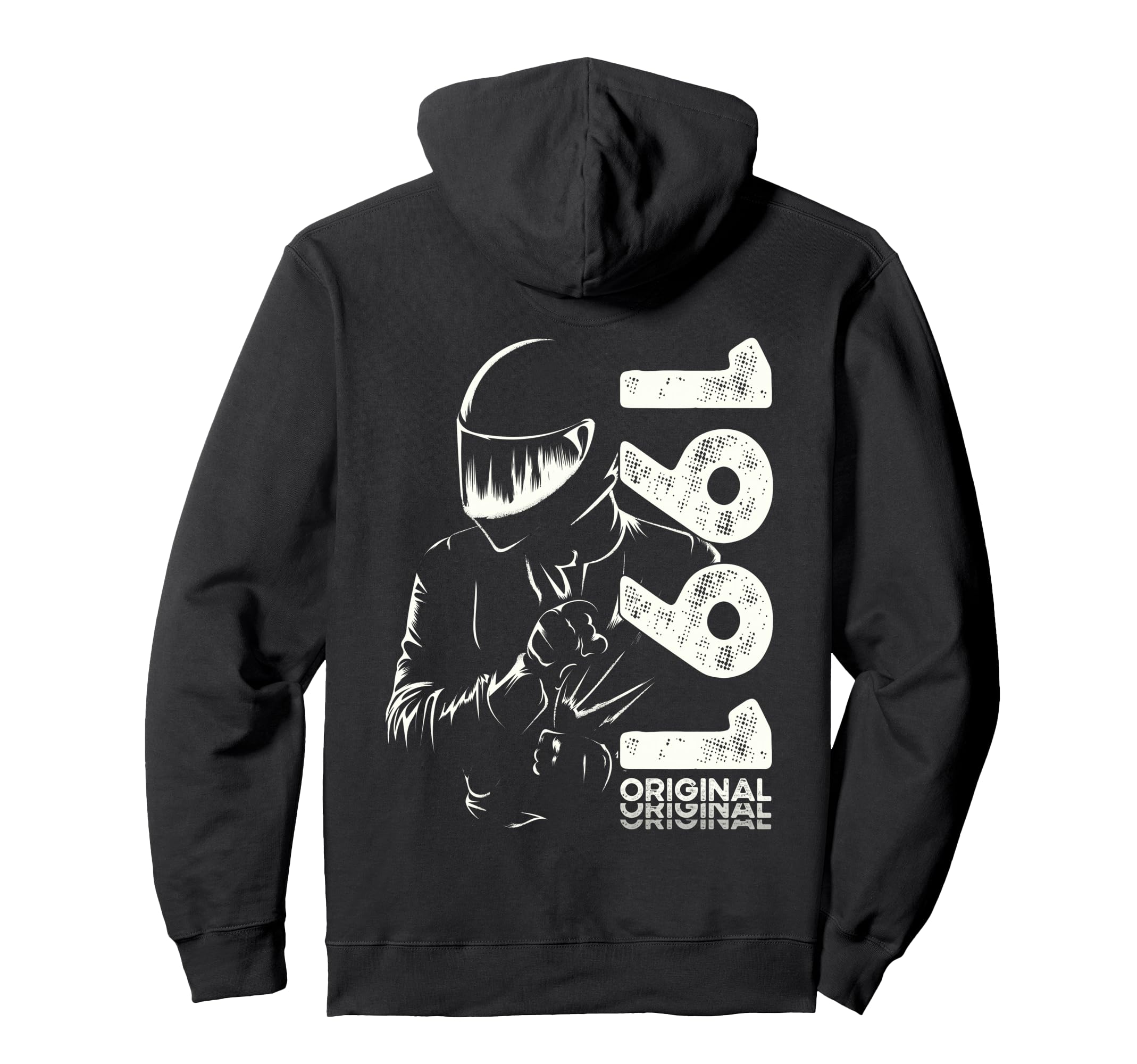 35Th Birthday Motorcycle Motorcyclist Hoodie - Custom Art Print for Adults - T-Shirt, Sweatshirt, Hoodie