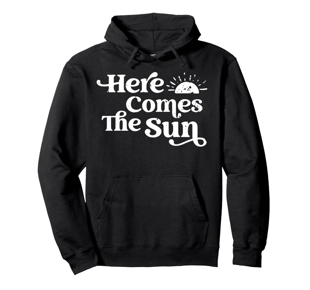 Here Comes Sun Sunset 70S Hoodie - Novelty Apparel Men Women - T-Shirt, Sweatshirt, Hoodie