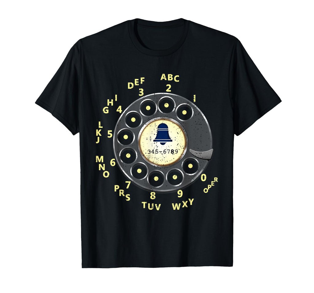 Rotary Dial Telephone T-Shirt - Casual Everyday Wear for Adults - T-Shirt, Sweatshirt, Hoodie