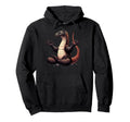 Meditation Komodo Dragon Yoga Pose Hoodie - Streetwear Style Unisex - T-Shirt, Sweatshirt, Hoodie