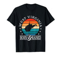 West Virginia Usa Born Raised Us State T-Shirt - Custom Art Print Unisex - T-Shirt, Sweatshirt, Hoodie