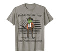Hold Partner Im Overstimulated Cowboy T-Shirt - Minimalist Print Unisex - T-Shirt, Sweatshirt, Hoodie