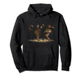 Funny Cowboy Cat Meowdy Country Western Hoodie - Unique Graphic Unisex - T-Shirt, Sweatshirt, Hoodie