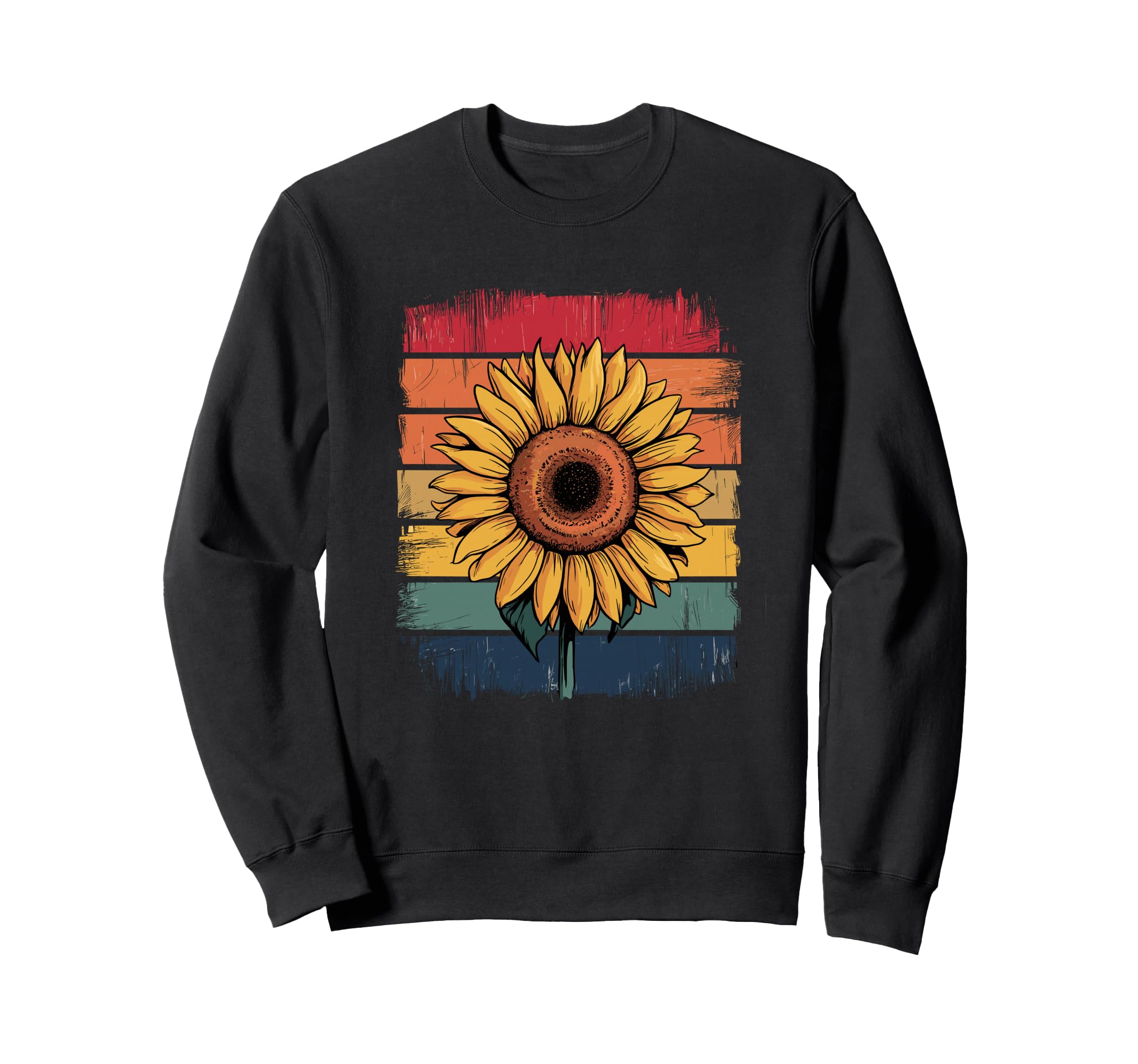 Sunflower Art Nature And Sweatshirt - Trendy Graphic for Adults - T-Shirt, Sweatshirt, Hoodie