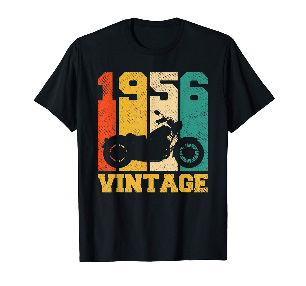 65 Years Old Gifts 1956 Motorcycle T-Shirt - Unique Graphic for Adults - T-Shirt, Sweatshirt, Hoodie