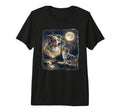 Australian Shepherd Howling To Moon 90S T-Shirt - Trendy Graphic Men Women - T-Shirt, Sweatshirt, Hoodie