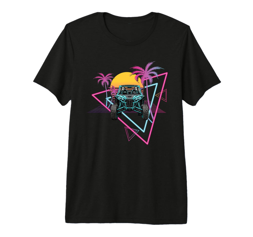 Vaporwave Utv Sxs Side Side Off Roading T-Shirt - Unique Graphic Men Women - T-Shirt, Sweatshirt, Hoodie