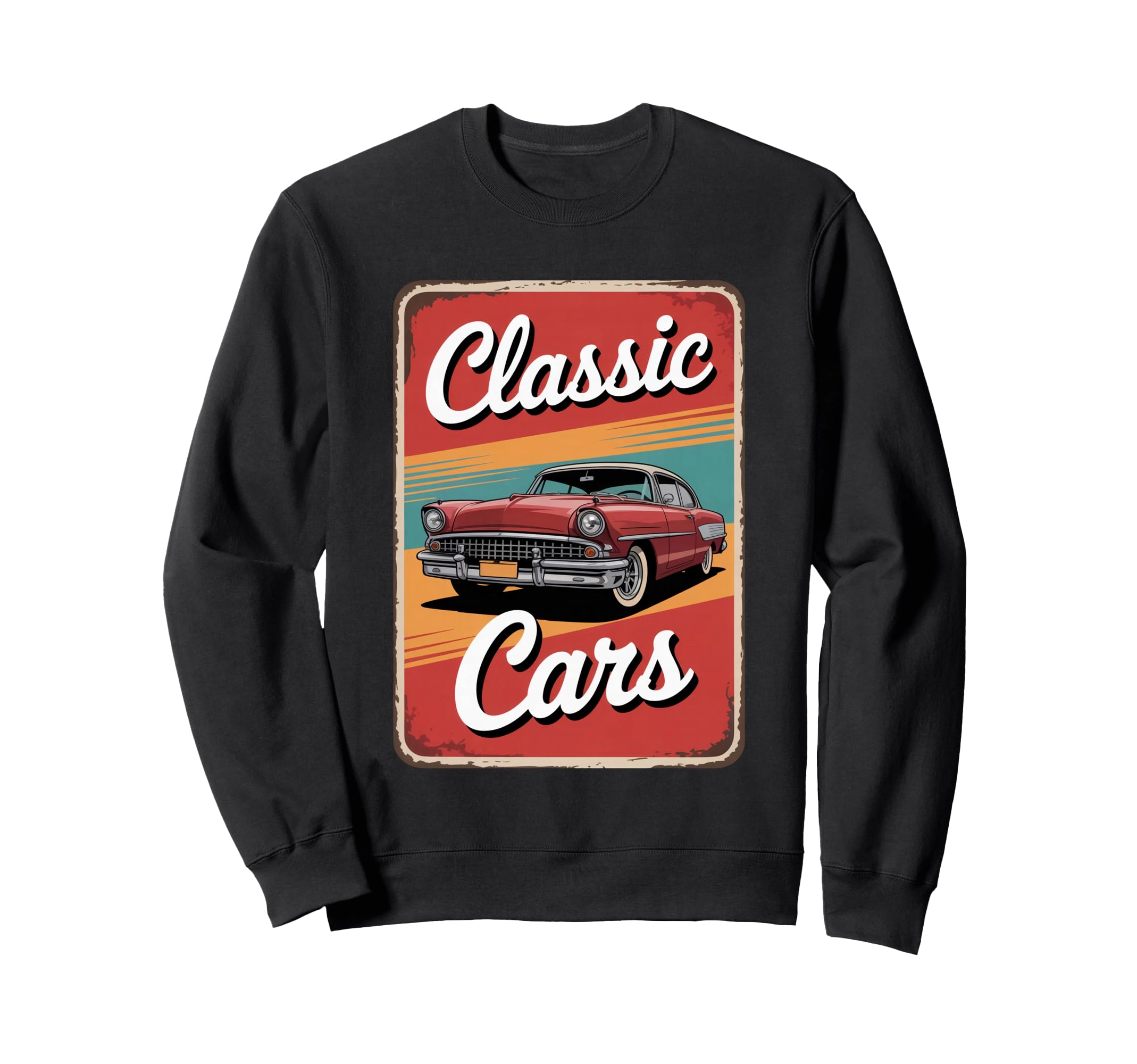 Antique Car Lover Old Cars Garage Car Guy Hoodie - Graphic Print Men Women - T-Shirt, Sweatshirt, Hoodie