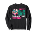 Rollerskate Rollin 80S Derby Roller Sweatshirt - Custom Art Print Unisex - T-Shirt, Sweatshirt, Hoodie