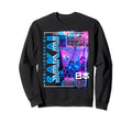 Sakai City 80S Synthwave Boba Tea Sweatshirt - Custom Art Print Men Women - T-Shirt, Sweatshirt, Hoodie